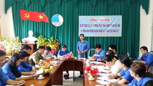 Hội nghị Sơ kết công tác Hội và phong trào thanh niên 6 tháng đầu năm 2015